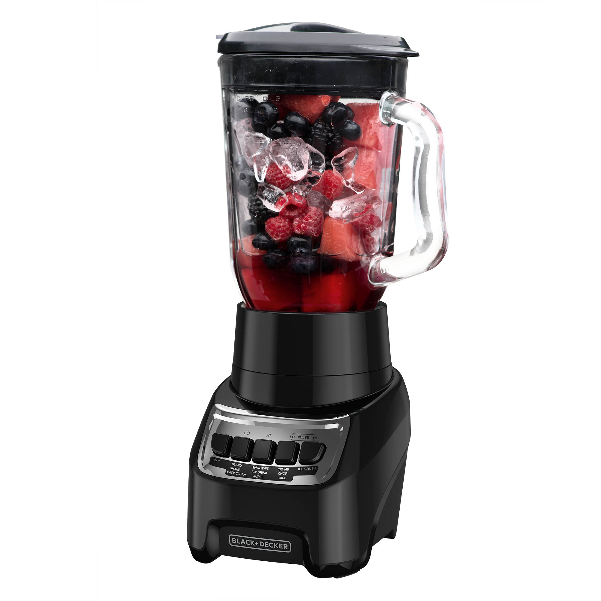 PowerCrush Multi Function Blender with 6 Cup Glass Jar Black